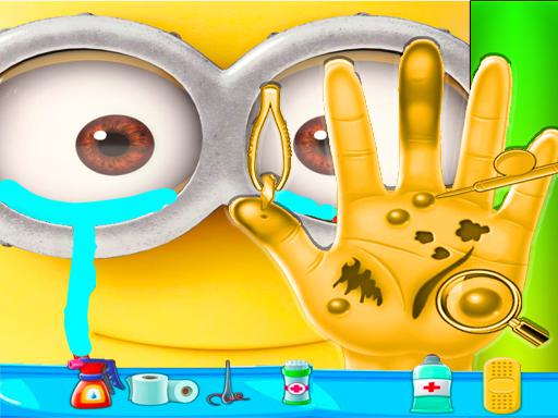 Play Minion Hand Doctor Game Online - Hospital Surgery