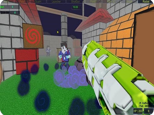 Zumbie Blocky Land 2022 Online Shooting Games on NaptechGames.com