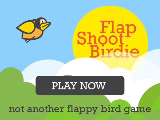 Flap Shoot Birdie Mobile Friendly Fullscreen Game