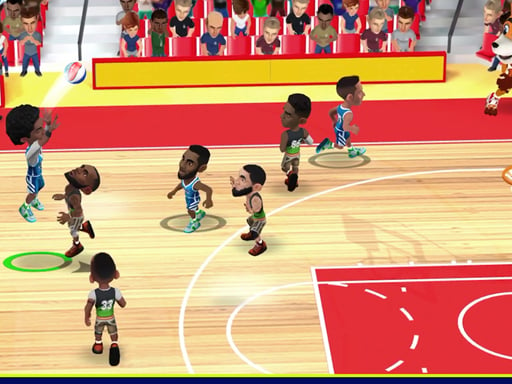 Mini Head Basketball Online Sports Games on NaptechGames.com