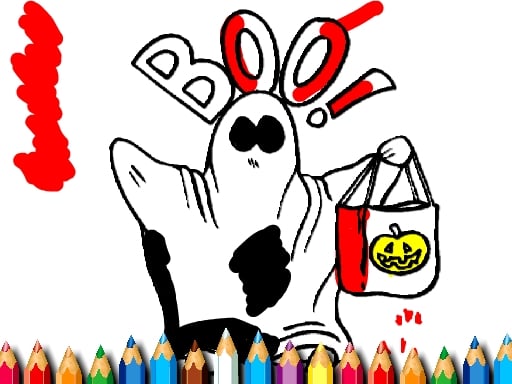 Play Halloween Coloring Book