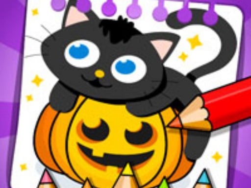 Halloween Coloring Art Games Online Hypercasual Games on taptohit.com