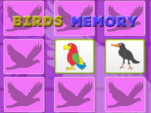 Play Kids Memory Game - Birds