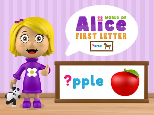 World of Alice   First Letter - Play Free Best Puzzle Online Game on JangoGames.com