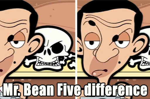 Mr Bean Five Difference Challenge play online no ADS