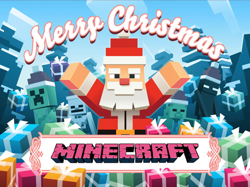 MineCraft Christmas Jigsaw  Puzzle