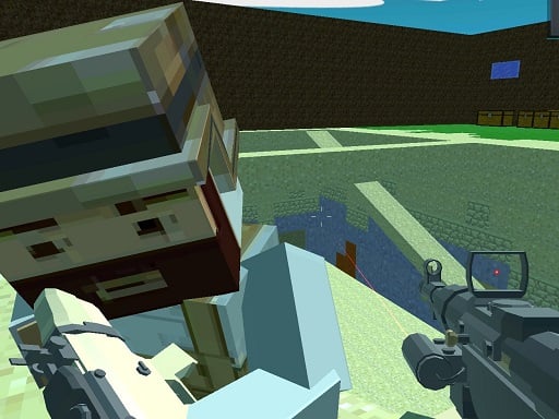 Pixel Arena blocky combat fps Online Multiplayer Games on NaptechGames.com