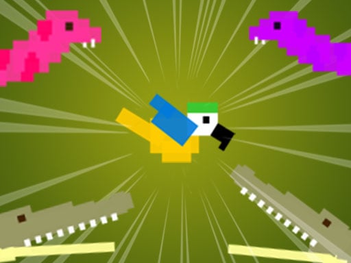 Blocky Parrot Online Hypercasual Games on taptohit.com