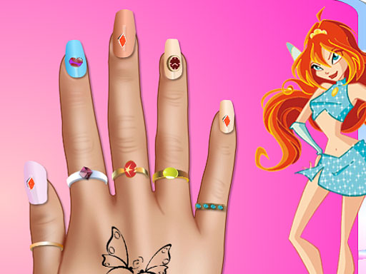 Winx Nail Makeover Online Girls Games on NaptechGames.com