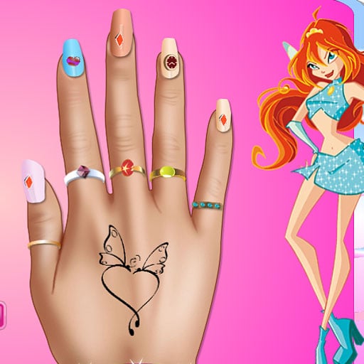Winx Bloom Nail Makeover
