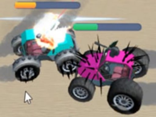 Battle Cars Online 3D Game - Shooting