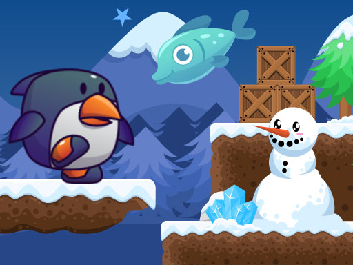 Penguin Fishing Online Arcade Games on NaptechGames.com