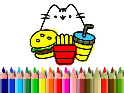 Play BTS Cute Cats Coloring Online