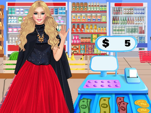 Supermarket Grocery Store Online Girls Games on NaptechGames.com
