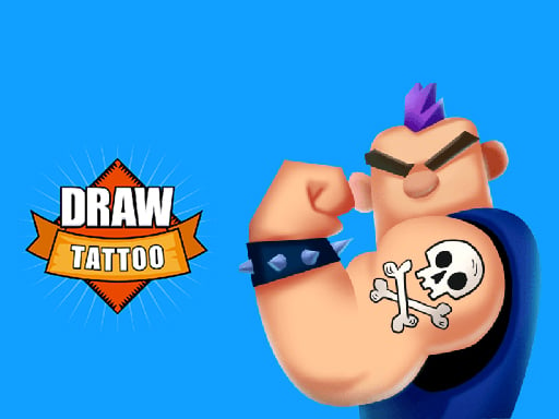 Draw Tattoo Online Hypercasual Games on NaptechGames.com