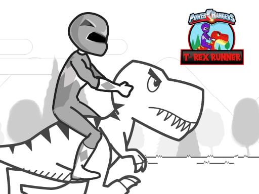 Power Rangers T-Rex Runner Online Racing Games on NaptechGames.com