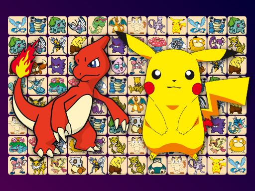 Connect Pokémon Classic Online Puzzles Games on NaptechGames.com