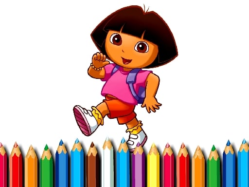 Книжка-раскраска BTS Dora