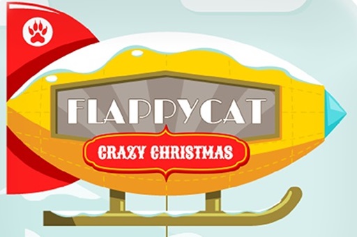 FlappyCat Crazy Christmas play online no ADS