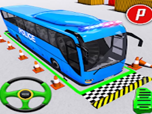 Police Bus Parking- Simulation - Hypercasual