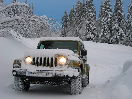 Play Offroad Snow Jeep Passenger Mountain Uphill Drivin Online