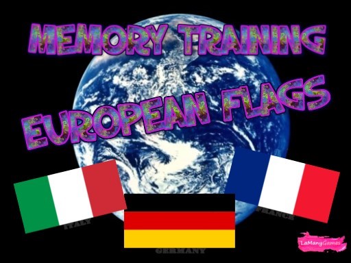 MEMORY TRAINING. EUROPEAN FLAGS - Puzzles