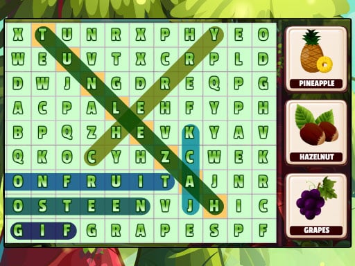 Play Word Search Fruits