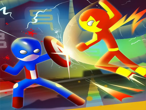 Супер Стикмен: бой героев