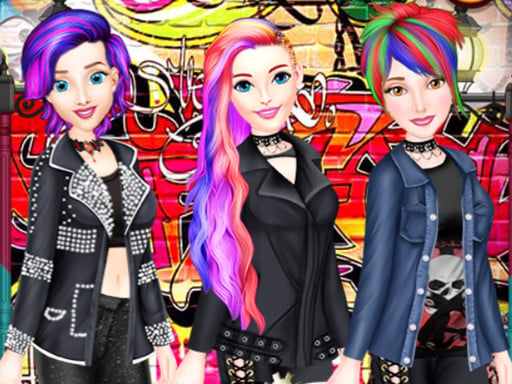 Punk Street Style Queens 2 Online Girls Games on NaptechGames.com