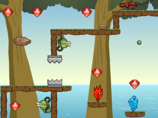 Fireboy Watergirl Island Survival Online Adventure Games on NaptechGames.com