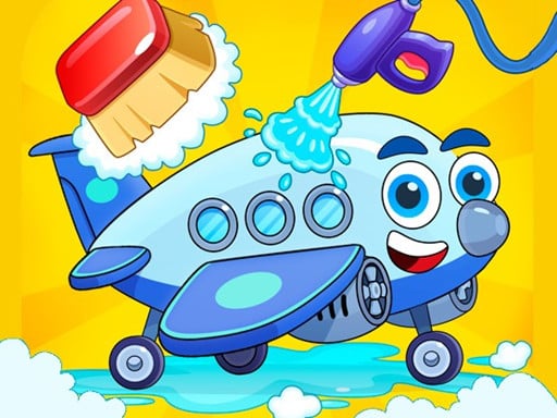 Airplane Wash Online Boys Games on taptohit.com