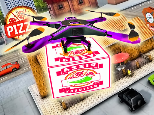 Drone Pizza Delivery Simulator  Online Arcade Games on NaptechGames.com