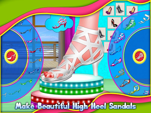 Shoe Designer Fashion Shop Online Arcade Games on NaptechGames.com