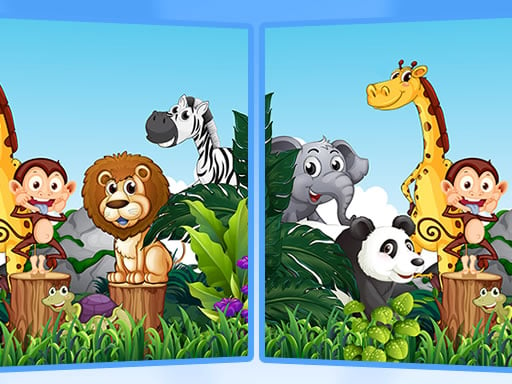 Play Find Seven Differences - Animals