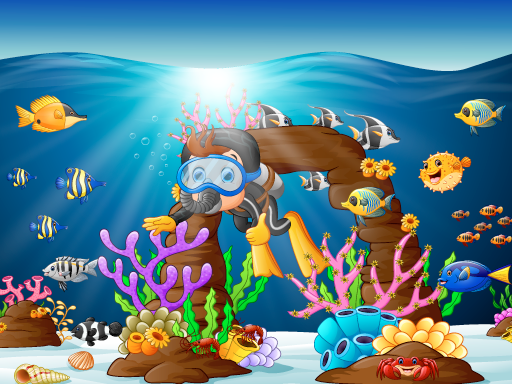 Play Water Dive 2D: Underwater Survival