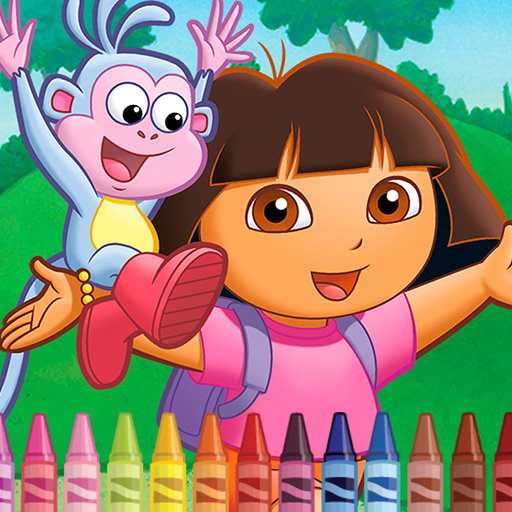 Dora the Explorer 4 Coloring 