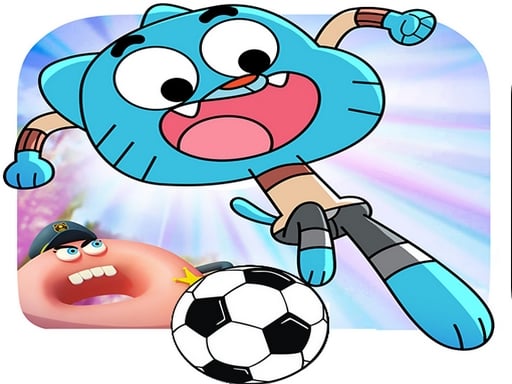 Gumball Soccer Game Online Sports Games on taptohit.com