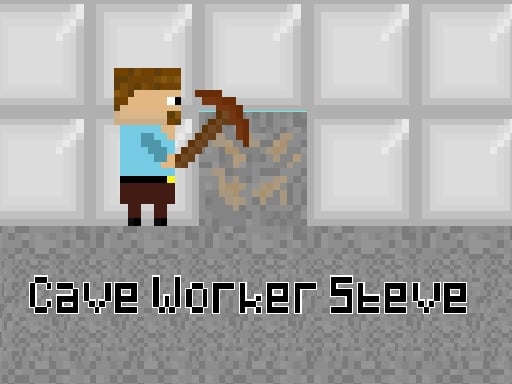 Cave Worker Steve - Play Free Best Clicker Online Game on JangoGames.com