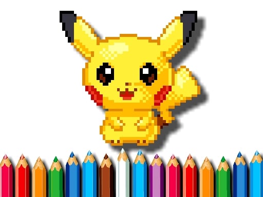 BTS Pokemon Coloring Book Online Girls Games on NaptechGames.com