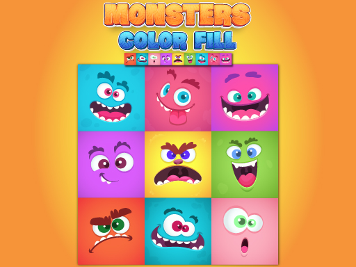 Play Monsters Color Fill