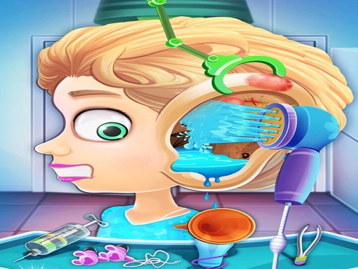 Funny Ear Doctor Online Clicker Games on NaptechGames.com