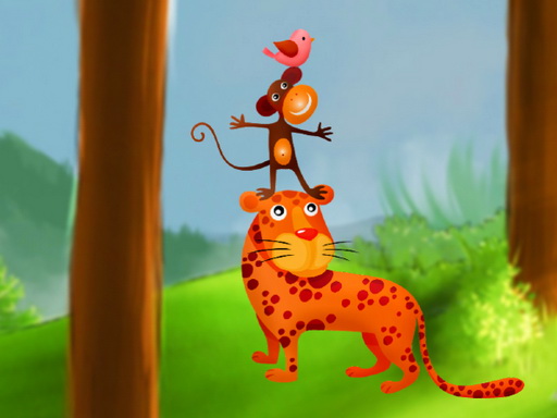 Play Animal Tower Puzzle