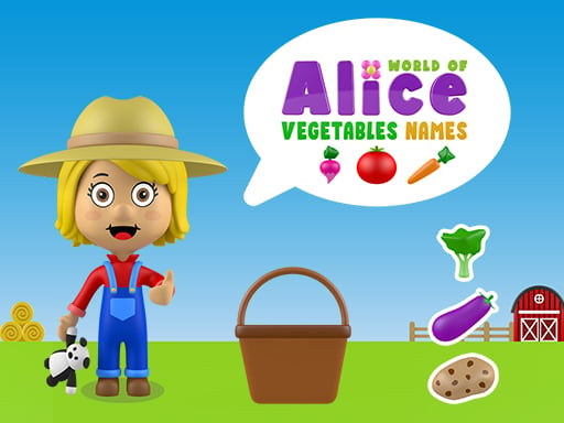 World of Alice   Vegetables Names - Play Free Best Cooking Online Game on JangoGames.com