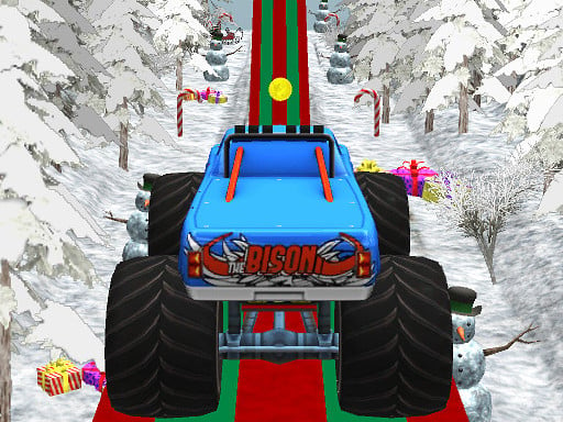 Christmas Monster Lastwagen Online Racing Games on NaptechGames.com