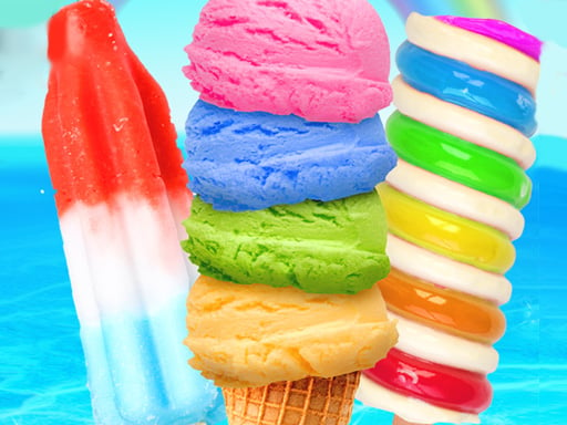 Play Rainbow Ice Cream And Popsicles