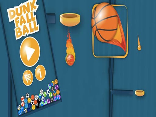 dunk FallBall Online Clicker Games on NaptechGames.com