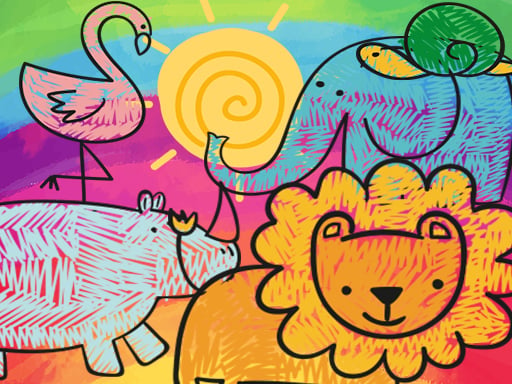 Play Little Animals Coloring