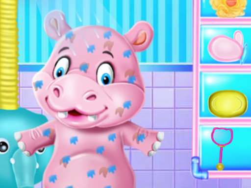 Play Baby Hippo Bath Time