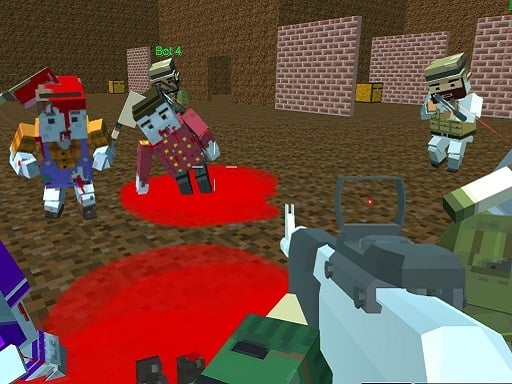 Blocky Warfare the Aweper Zombie Online Multiplayer Games on NaptechGames.com
