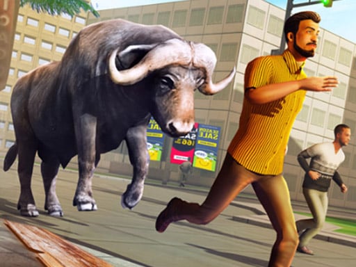 Play Angry Bull Attack Wild Hunt Simulator